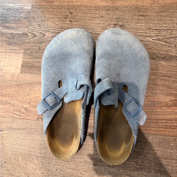 Birkenstock Shoes - Birkenstock Boston soft foot suede leather